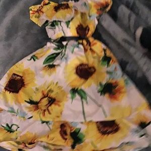 Here is a top with a skirt.